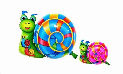 SNAIL BALLOON 50PCS 2COLOR - HP1028733