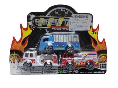 3/S PULL BACK CONTAINER CAR 6ASST.4COLOR  - HP1028928