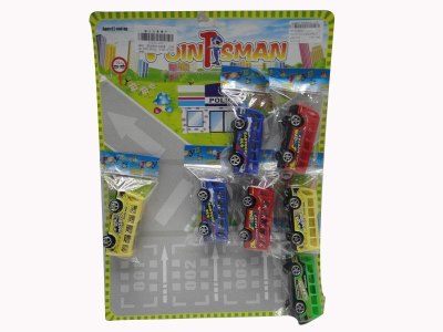 15PCS PULL BACK BUS - HP1028933