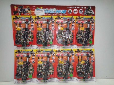 SOFE SHOOTING GUN 8PCS/BLISTER CARD - HP1029022