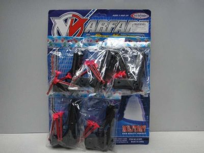 SOFE SHOOTING GUN 6PCS/BLISTER CARD - HP1029040
