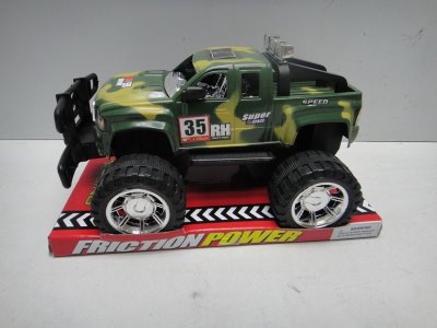FRICTION CAR MILITART YELLOW/GREEN - HP1029129