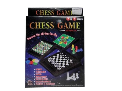 7 IN 1 MAGNETIC CHESS GAME  - HP1029186