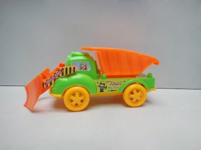 PULL LINE CONSTRUCTION CAR RED/YELLOW/GREEN - HP1029228