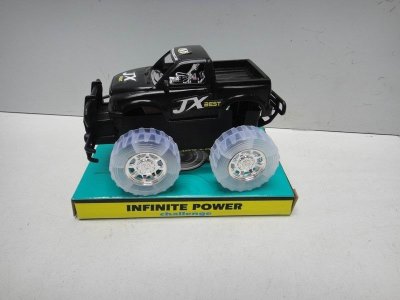 FRICTION CAR W/LIGHT/MUSIC BLACK/RED/BLUE/YELLOW - HP1029286