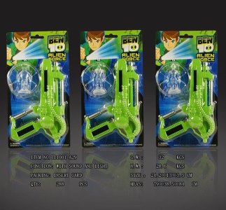 BEN10 GUN W/SOUND&LIGHT 3ASST - HP1029322