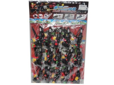 SOFE SHOOTING GUN 15PCS/BLISTER CARD - HP1029378