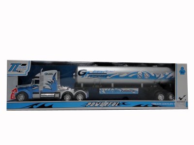 FRICTION CONSTRUCTION CAR W/LIGHT/MUSIC RED/BLUE/YELLOW BUTTONCELL  - HP1029399