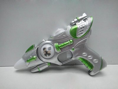 SPACE GUN W/VOICE & FLASHING LIGHT - HP1029507