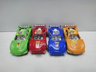 4PCS PULL BACK RACING CAR RED/ORANGE/BLUE/GREEN - HP1029701