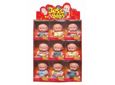 8”VINYL DOLL (9PCS/DISPLAY BOX) - HP1029714