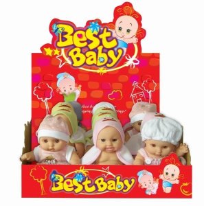 8.5”VINYL DOLL W/ 4 IC (12PCS/DISPLAY BOX) - HP1029715