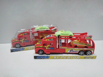 FRICTION POWER TRUCK W/2PCS CAR 3COLOR - HP1029751