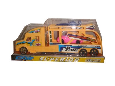 FRICTION POWER TRUCK W/2PCS CAR 3COLOR - HP1029752