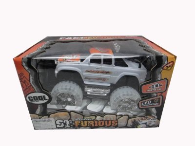 FRICTION CAR W/LIGHT ORANGE/YELLOW/GREEN - HP1029761