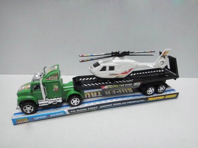 FRICTION TRUCK W/FREE WAY PLANE RED/BLUE/GREEN - HP1030026