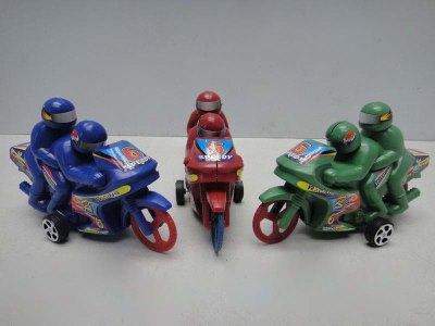 回力摩托车 红绿蓝3色混装 - HP1030178
