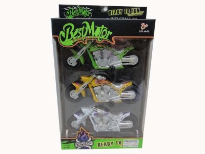 3PCS FRICTION MOTOR W/LIGHT & MUSIC INCLUDED BUTTONCELL GREEN/YELLOW/WHITE - HP1030210