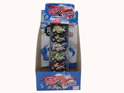 PULL BACK MOTOR YELLOW/BLACK/WHITE/GREEN/RED/BLUE 36PCS/DIAPLAY BOX - HP1030215