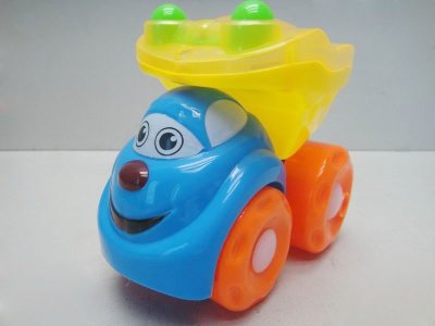PULL LINE CONSTRUCTION CAR W/LIGHT 4COLOR - HP1030395