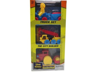 PULL BACK CONSTRUCTION CAR  3 ASST. 3 COLOR - HP1030415