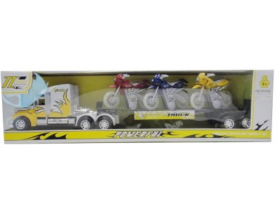 FRICTION TRUCK W/3 FREE WAYMOTOR RED/BLUE/YELLOW - HP1030435