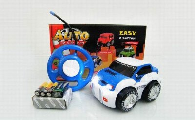 2 FUNCTION R/C TAXI W/LIGHT INCLUEDE BATTERY BLUE/YELLOW - HP1030444