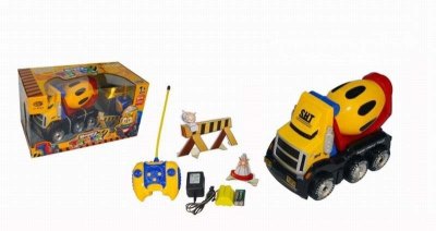 4 FUNCTION R/C 360 °STUNT CARTOON CONSTRUCTION CAR W/LIGHT INCLUDED BATTERY - HP1030458