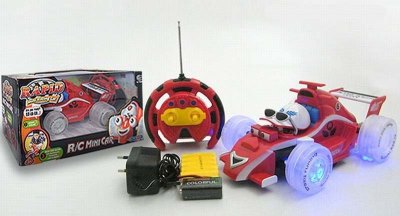 4 FUNCTION R/C F1 W/LIGHT & MUSIC INCLUDED BATTERY RED/BLUE - HP1030466