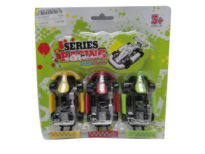 3PCS ASSEMBLE PULL BACK CAR  - HP1030539