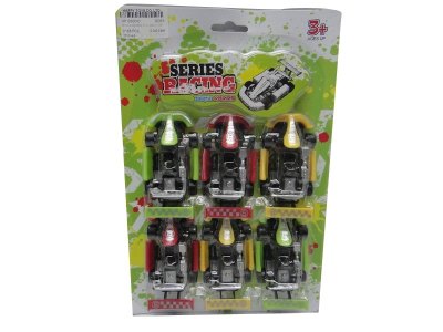 6PCS ASSEMBLE PULL BACK CAR  - HP1030543