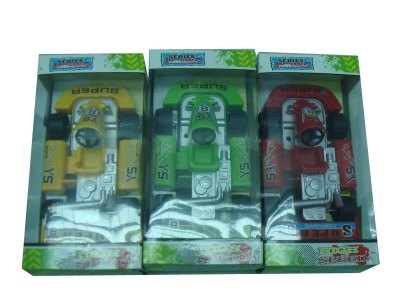 ASSEMBLE PULL BACK CAR W/LIGHT&SOUND INCLUDE BUTTONCELL - HP1030550