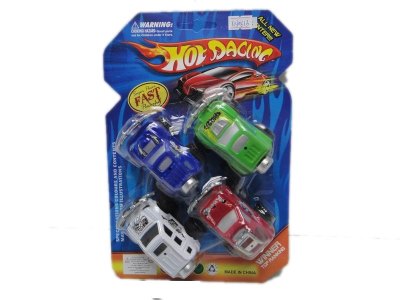 PULL BACK RACING CAR 4PCS - HP1030613