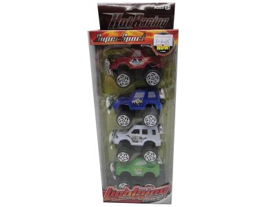 PULL BACK RACING CAR 4PCS  - HP1030615