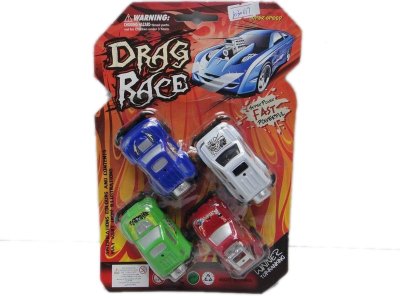 PULL BACK RACING CAR 4PCS  - HP1030617