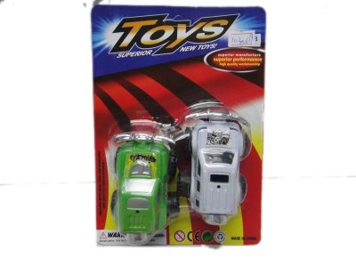 2PCS PULL BACK RACING CAR 2ASST - HP1030619
