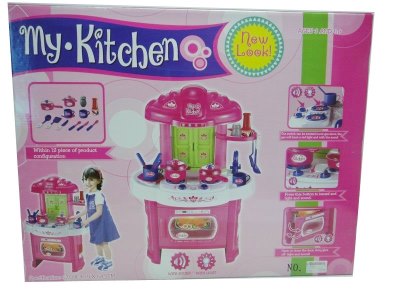 KITCHEN SET W/LIGHT & MUSIC - HP1030625