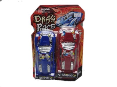 2PCS PULL BACK RACING CAR  3COLOURS  - HP1030644