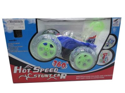 FOUR FUNCTION R/C STUNT CAR W/LIGHT & MUSIC  & INCLUDED BATTERY - HP1030645
