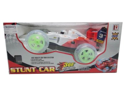 FOUR FUNCTION R/C STUNT CAR W/LIGHT & MUSIC & INCLUDED BATTERY - HP1030656
