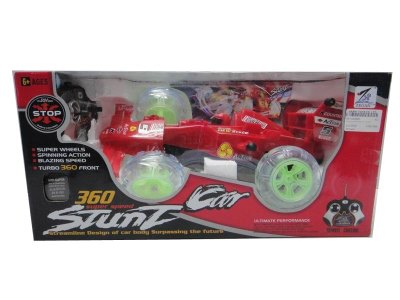 FOUR FUNCTION R/C STUNT CAR W/LIGHT & MUSIC & INCLUDED BATTERY - HP1030663