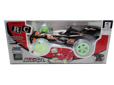 FOUR FUNCTION R/C STUNT CAR W/LIGHT & MUSIC & INCLUDED BATTERY - HP1030665