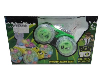 FOUR FUNCTION BEN10 R/C STUNT CAR W/LIGHT & MUSIC   - HP1030684