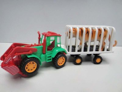 FRICTION FARMER CAR W/ANIMAL  2ASST - HP1030755
