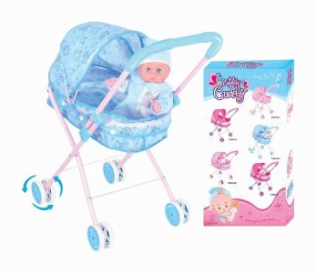 BUMP AND GO BABY STROLLER IRON  W/14