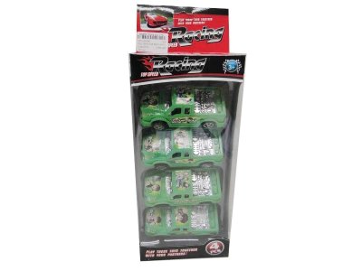 PULL BACK CAR BEN10 4PCS  - HP1030793
