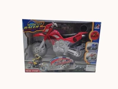 FRICTION MOTOR W/LIGHT & MUSIC & INCLUDED BUTTONCELL & RED/BLUE - HP1030946