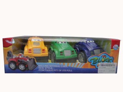 3/S POLICE BLOCK CAR 3ASST 3COLOR - HP1030954