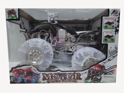 FRICTION SAND MOTORBIKE W/ LIGHT & MUSIC & INCLUDED BUTTONCELL 2COLOR - HP1030968