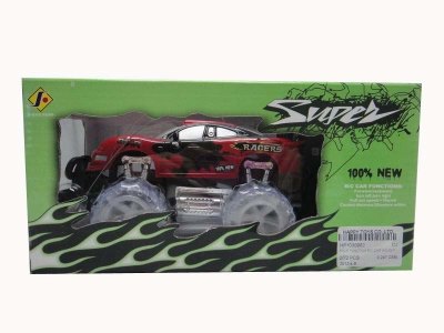 FOUR FUNCTION R/C CAR W/LIGHT RED/WHITE - HP1030982